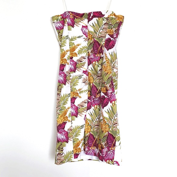 🌺Nicole Miller-Strapless Tropical Dress - Picture 3 of 8